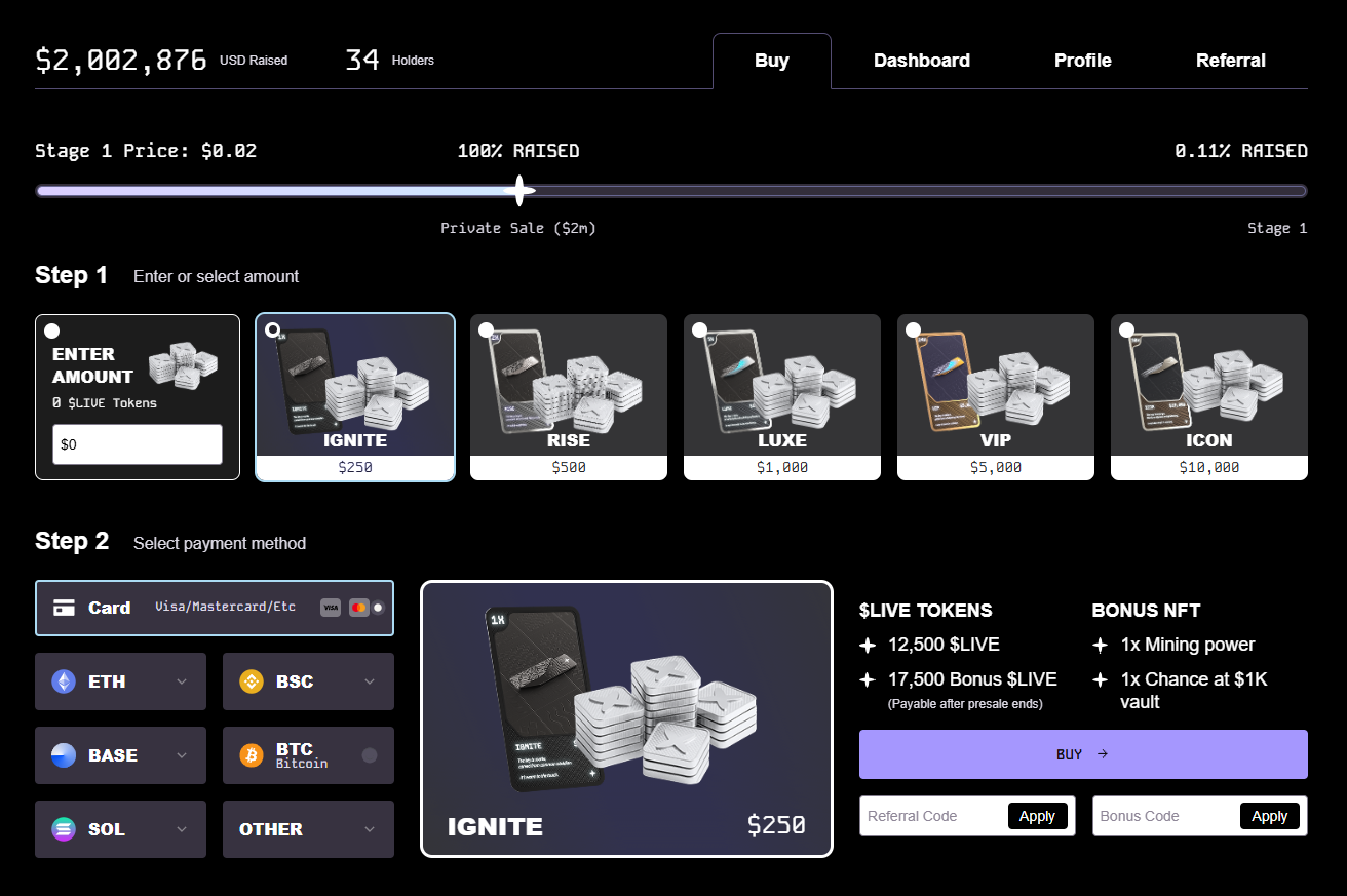 How to Buy LivLive (2025 Guide): Presale Steps and Risks