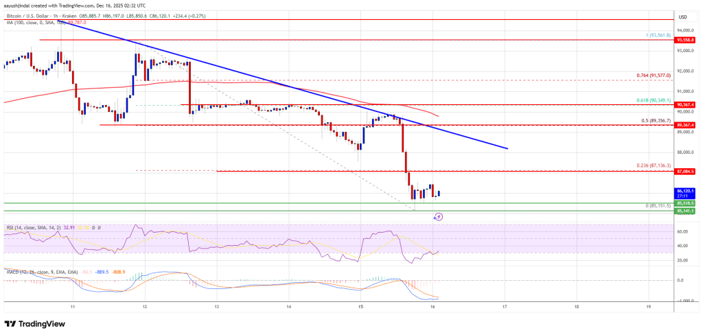 Bitcoin Price Drops 5%—Is the Downtrend Back in Control? Bitcoin Price Drops 5%—Is the Downtrend Back in Control?