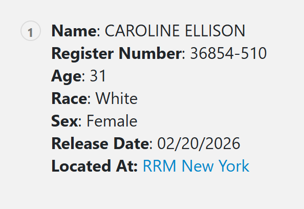 FTX Scandal Figure Caroline Ellison Leaves Prison: Was Justice Too Lenient?