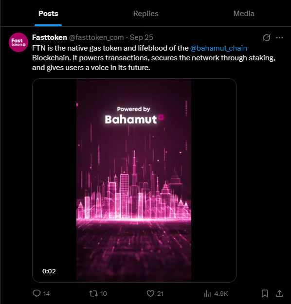 Fasttoken Rallies Nearly 200% Despite Bearish Crypto Market