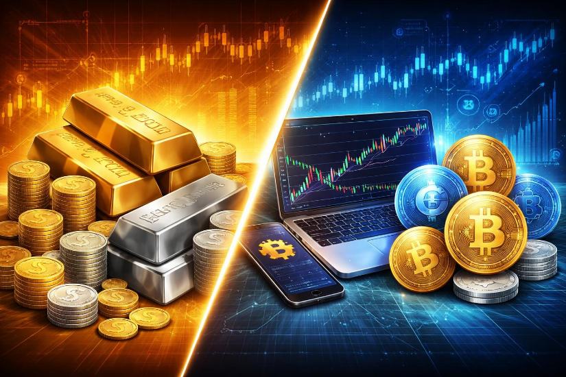 Precious Metals Crush Cryptocurrency Returns in 2025 as Gold Hits Record ,490