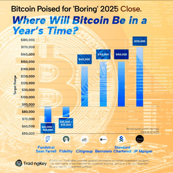 TradingKey 2025 Markets Recap &amp; Outlook | Bitcoin Price Repeatedly Hits New Highs Last Year, 2026 Can BTC Write Another Legend?