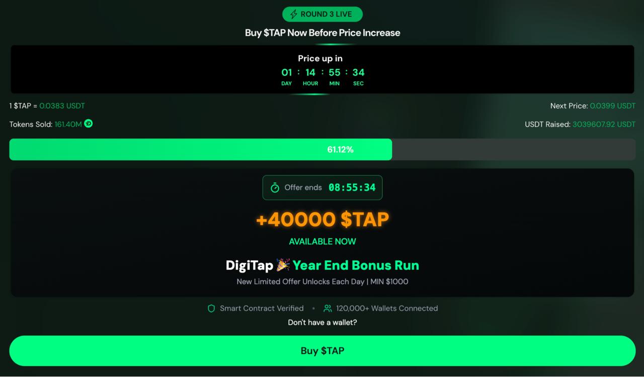 2021 was DeFi, 2026 is Banking—Why Digitap ($TAP) is the Best Crypto to Buy 2026