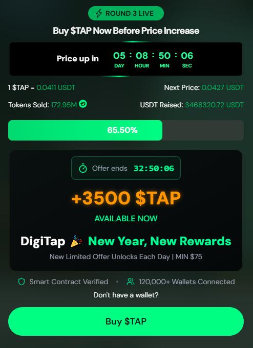 Missed BTC's k Breakout? Why Digitap ($TAP) is Ready to Pump into 2026 Missed BTC's k Breakout? Why Digitap ($TAP) is Ready to Pump into 2026