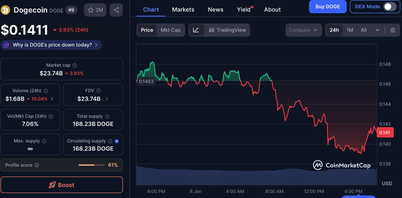 Dogecoin vs Pepeto: How To Turn 0 into K in 2026 ?
