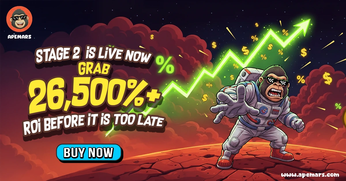 100X Crypto 2026: APEMARS Rise as Solana Soars &amp; SUI’s Dips