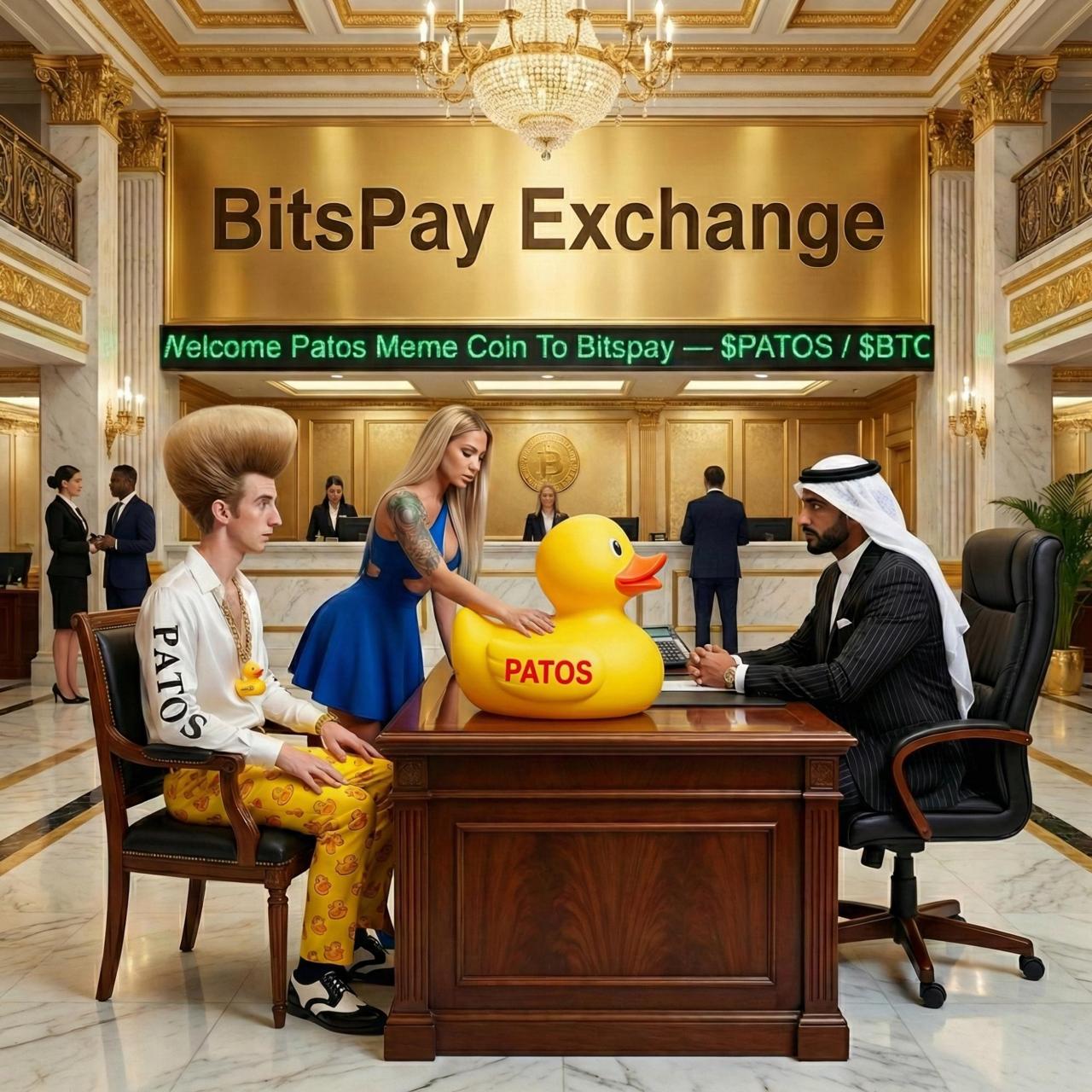Bitspay Exchange to List Patos Meme Coin ($PATOS) with First-Ever Bitcoin Pairing