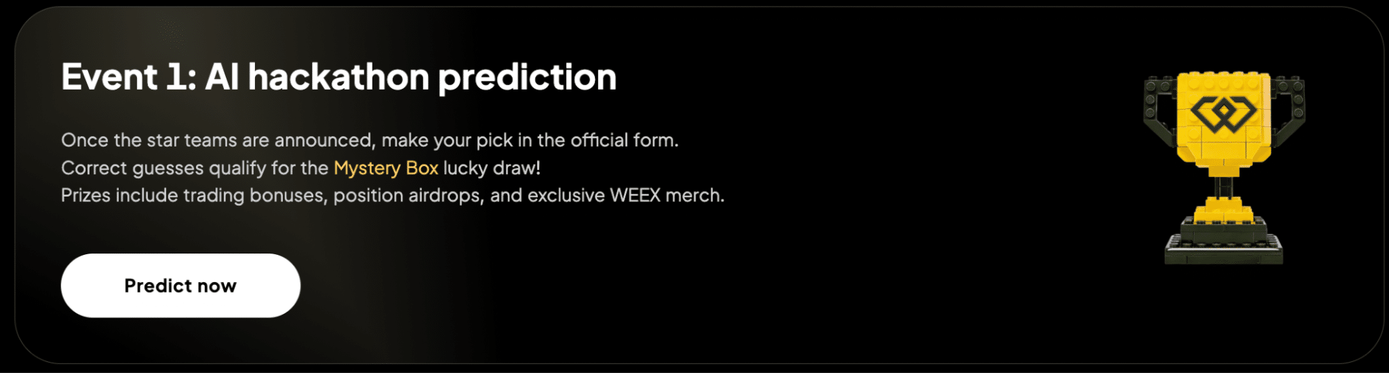 WEEX Unveils AI Hackathon Trading Contest with 1 BTC Up for Grabs
