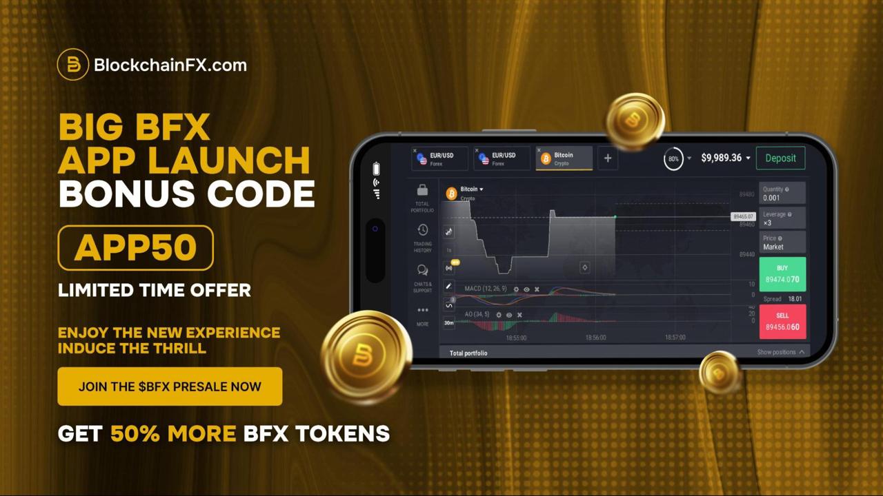 Best Crypto to Buy Today? BlockchainFX Presale Hits .8M With 50% Bonus