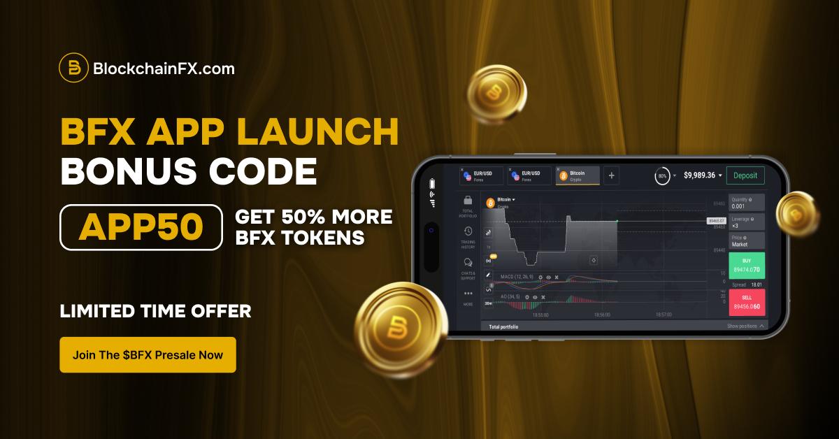 Best Crypto to Buy Today? BlockchainFX Presale Hits .8M With 50% Bonus