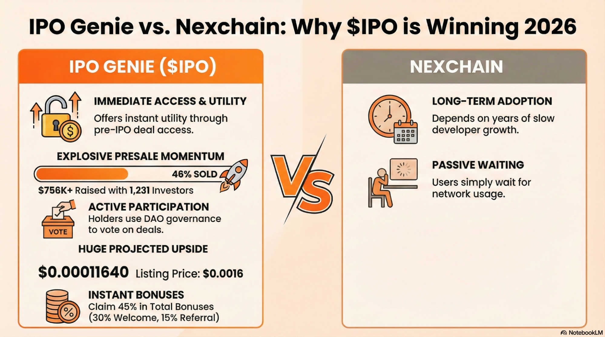 High-Upside Crypto Presales Q1 2026: Why IPO Genie Is Outshining Nexchain