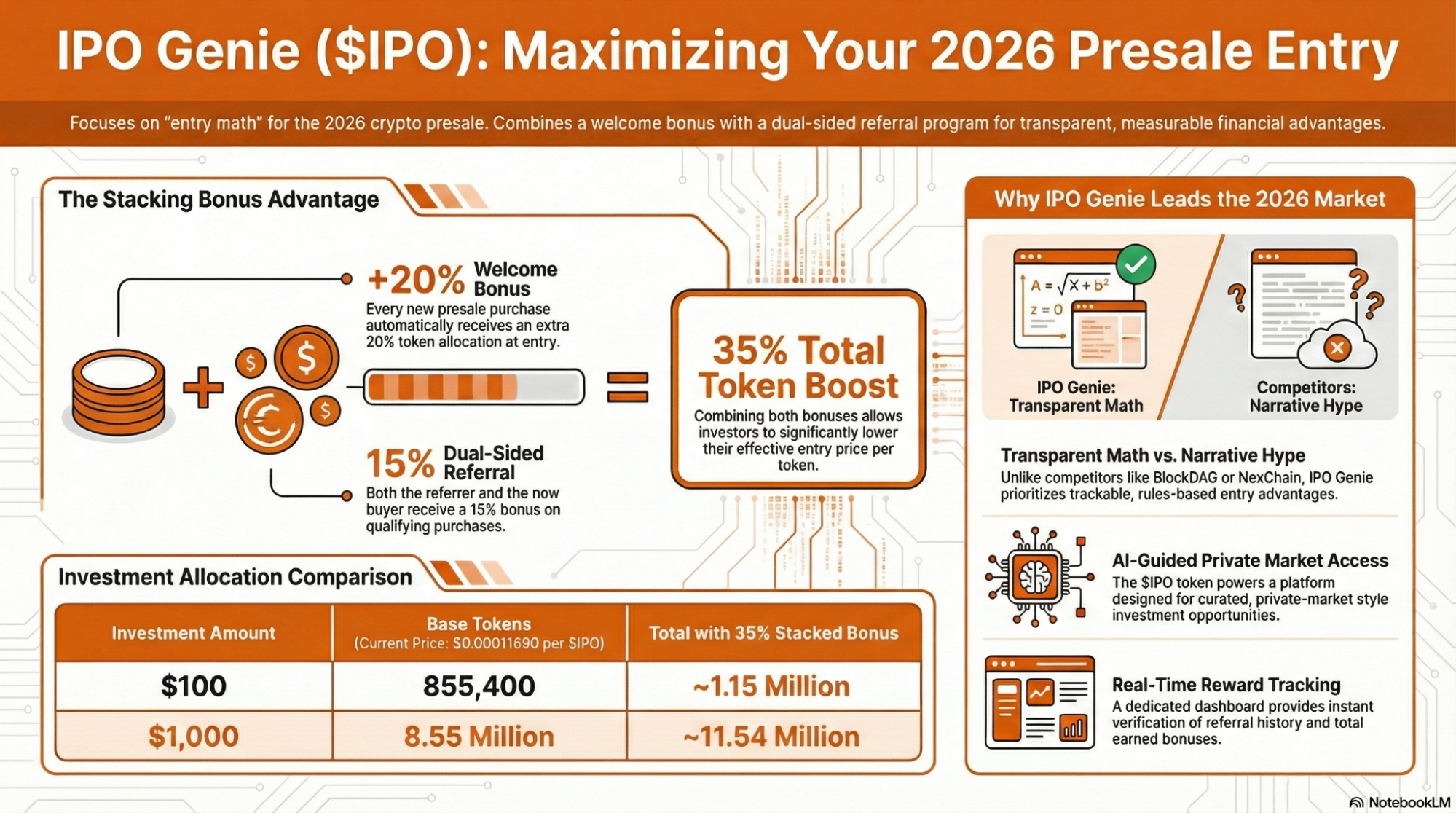 Top Crypto Presale 2026: IPO Genie ($IPO) Offers 20% Welcome Bonus + 15% Referral Rewards Now