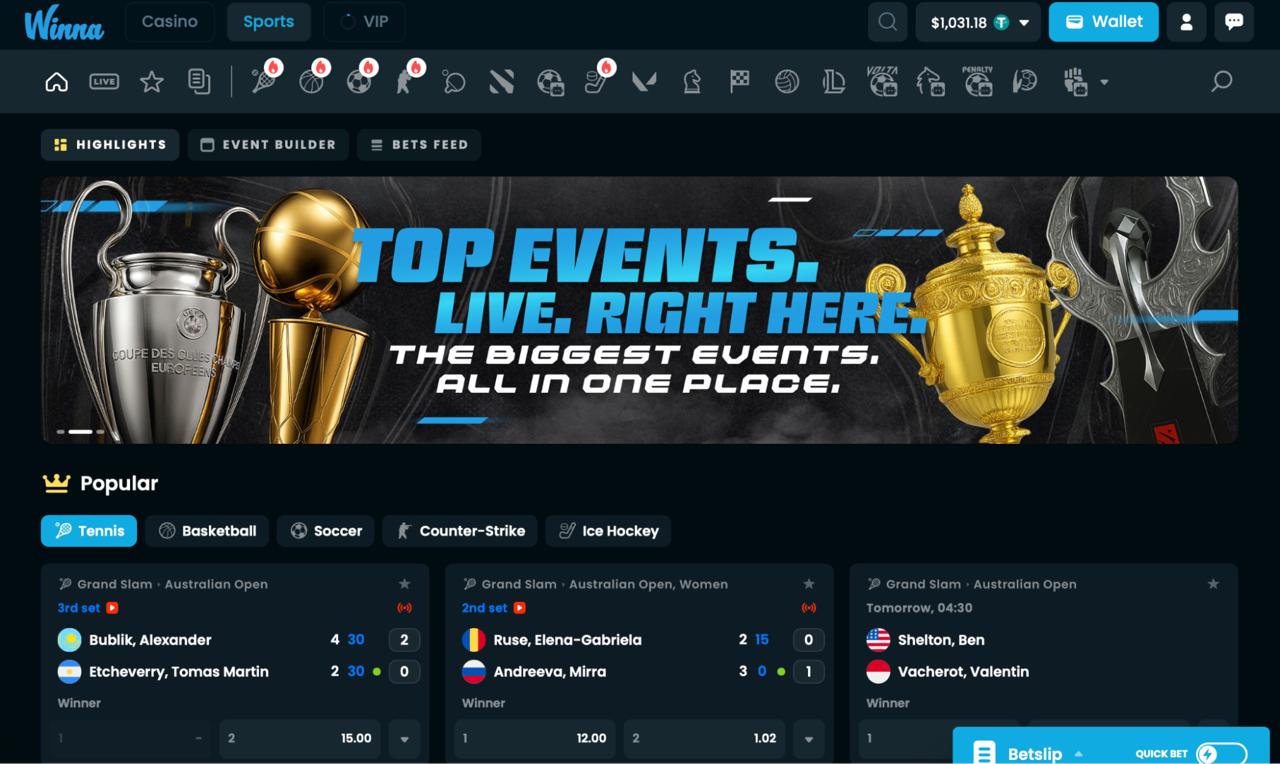 ​​Winna Crypto Casino Review (2026): No-KYC Crypto Casino With Instant Withdrawals, Big VIP Rewards &amp; 5,000+ Games