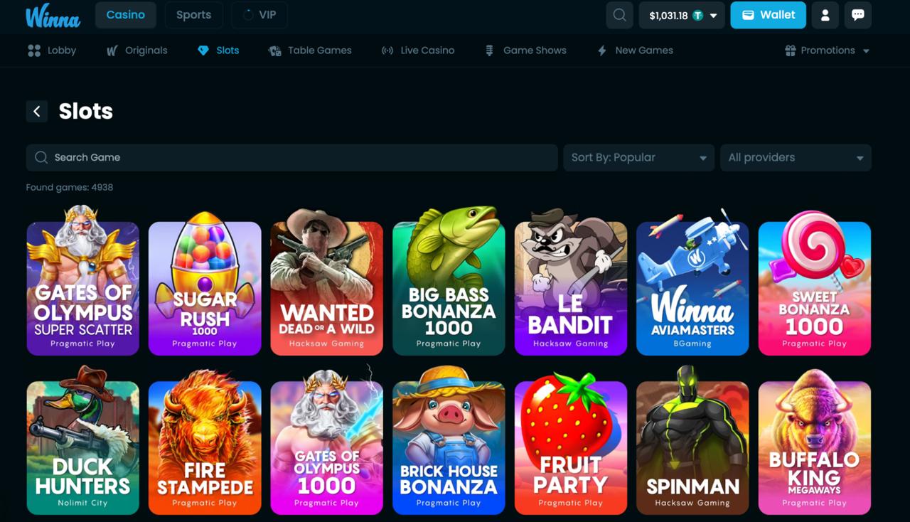 ​​Winna Crypto Casino Review (2026): No-KYC Crypto Casino With Instant Withdrawals, Big VIP Rewards &amp; 5,000+ Games