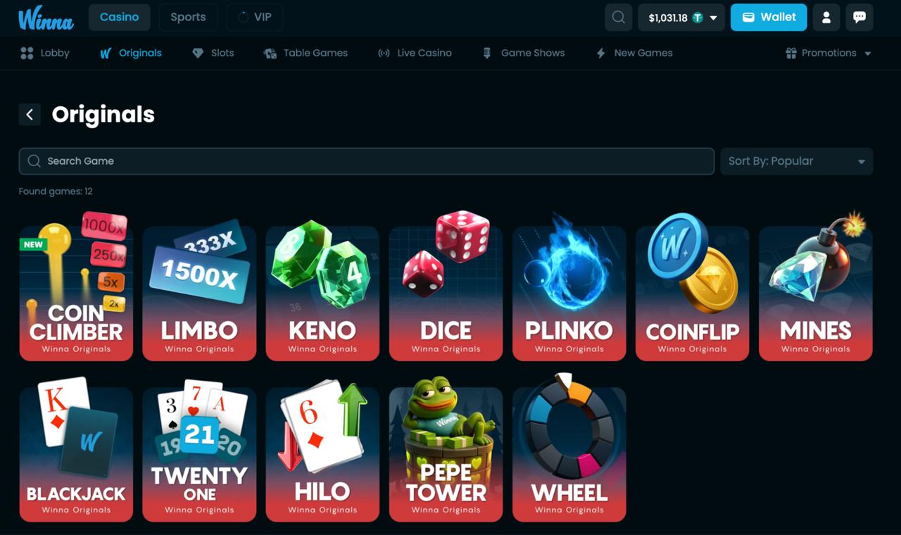 ​​Winna Crypto Casino Review (2026): No-KYC Crypto Casino With Instant Withdrawals, Big VIP Rewards &amp; 5,000+ Games