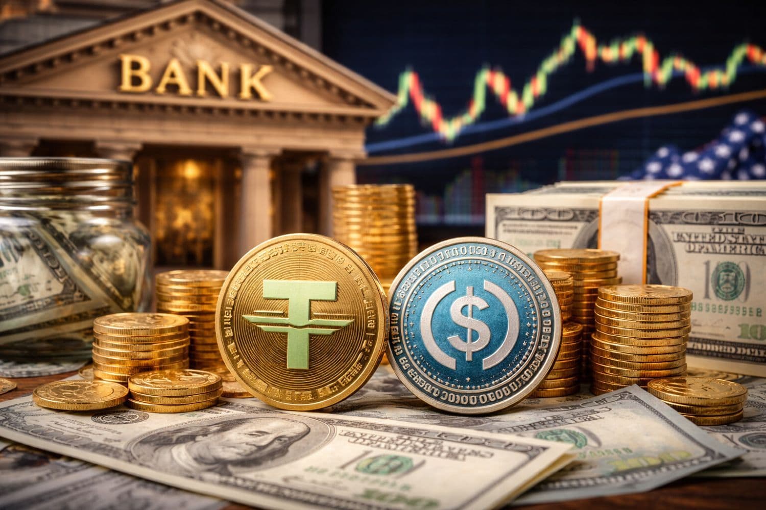 Stablecoins Could Drain 33% Of U.S. Bank Deposits: Standard Chartered