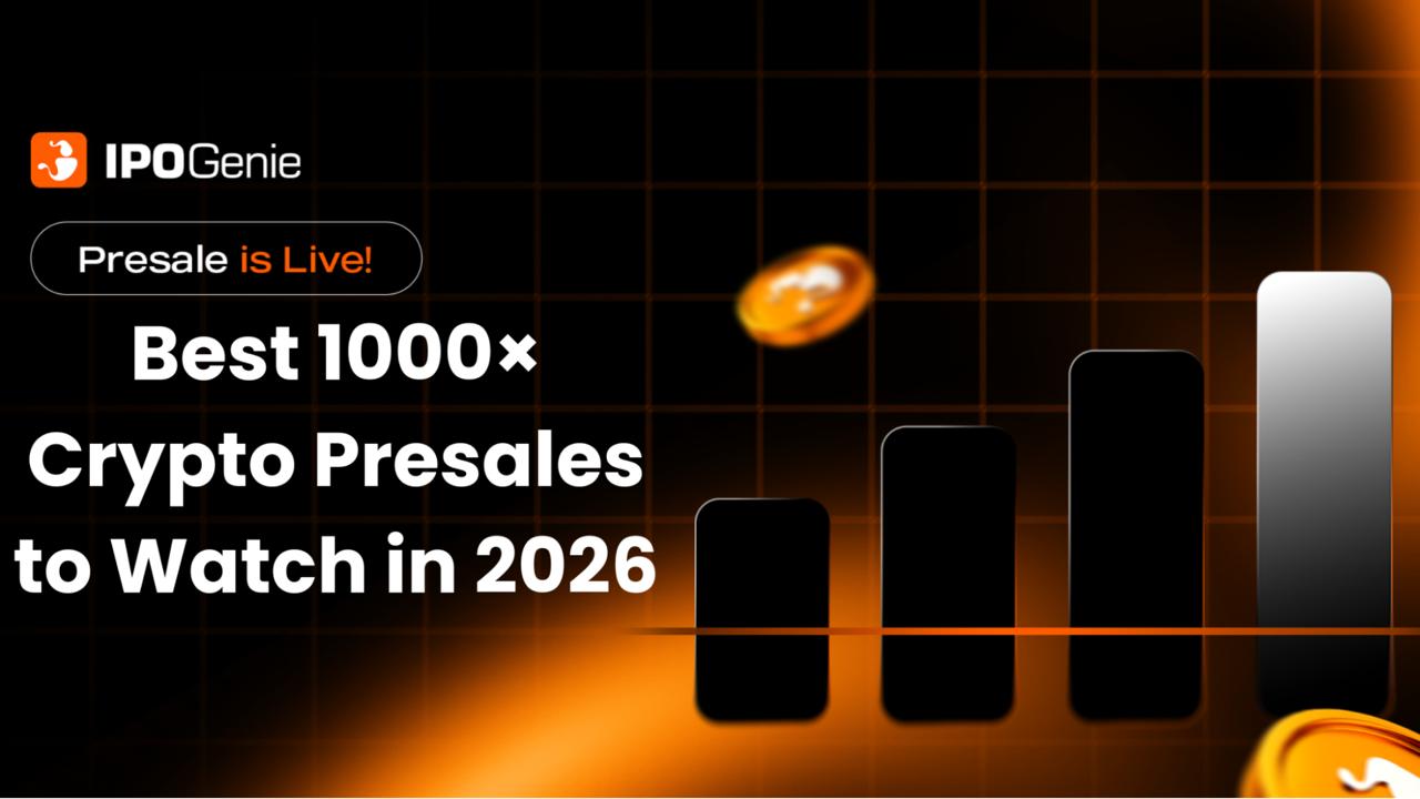 Best 1000× Crypto Presales to Watch in 2026: Why IPO Genie ($IPO) Stands Out From the AI Crowd