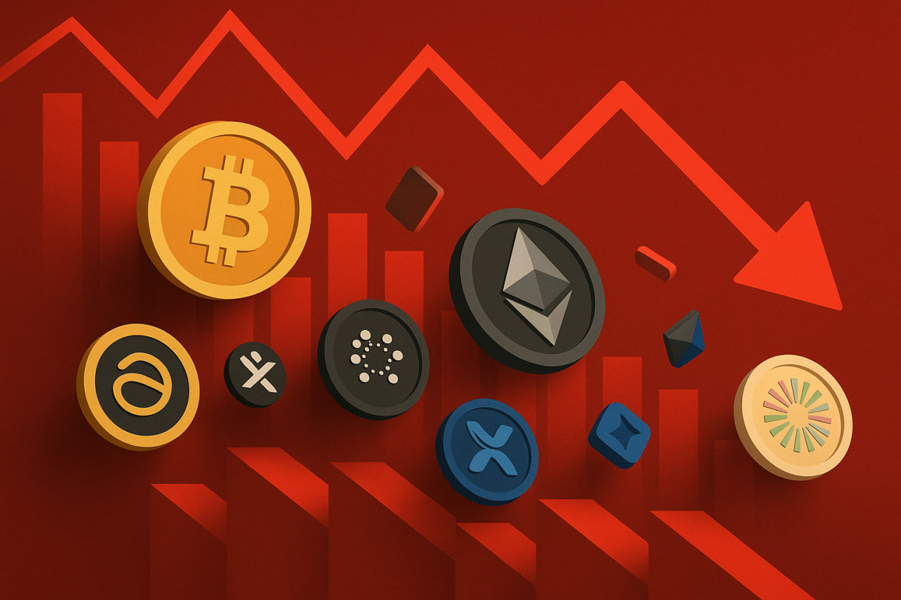 Crypto Market Loses Over 0B as Bitcoin Leads Decline