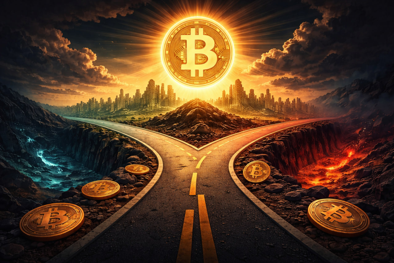 Bitcoin at a Crossroads: Two Scenarios to Decide the Next Move Bitcoin at a Crossroads: Two Scenarios to Decide the Next Move