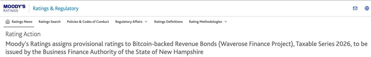 New Hampshire to Issue 0M Bitcoin-Backed Bond With Speculative Moody’s Rating