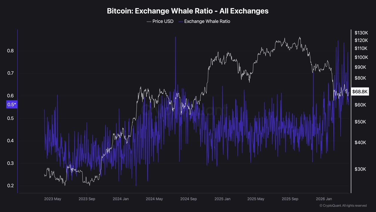 Bitcoin Exchange Reserve Falls to 2.7M BTC as Whale Accumulation Enters Its Sixth Month