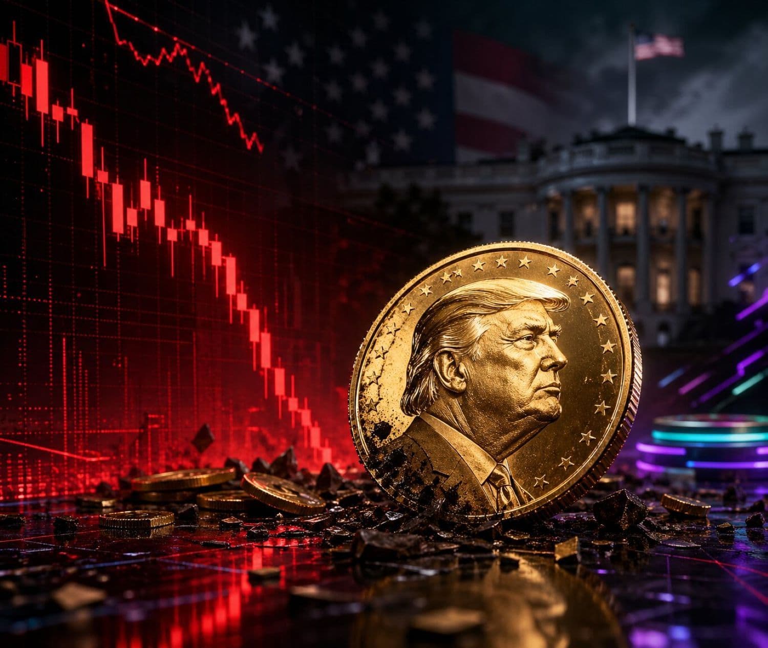After the TRUMP Token Slide: What Political Meme Coins Reveal About Crypto Markets