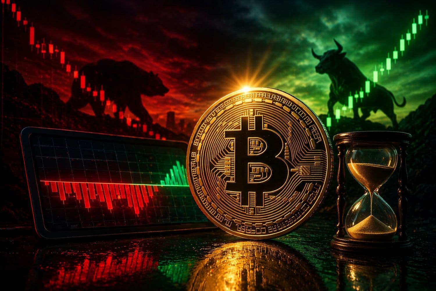 Bitcoin Traders Turn Bullish At K, ETFs Pull In B Before Powell Exit