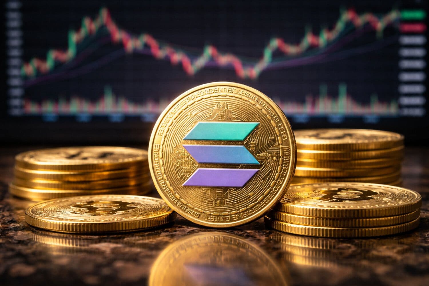SOL Slides Below  As .1B In Stablecoins Sit Idle On Solana Network