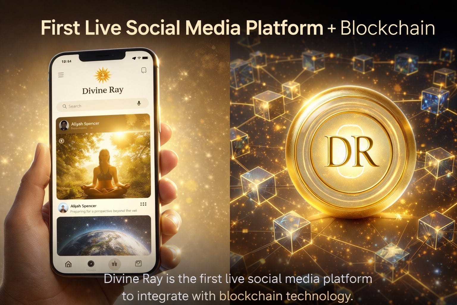 Best Crypto Presale in 2026? Meet Divine Ray – A Cosmos Social Media Platform, ICO Live Today