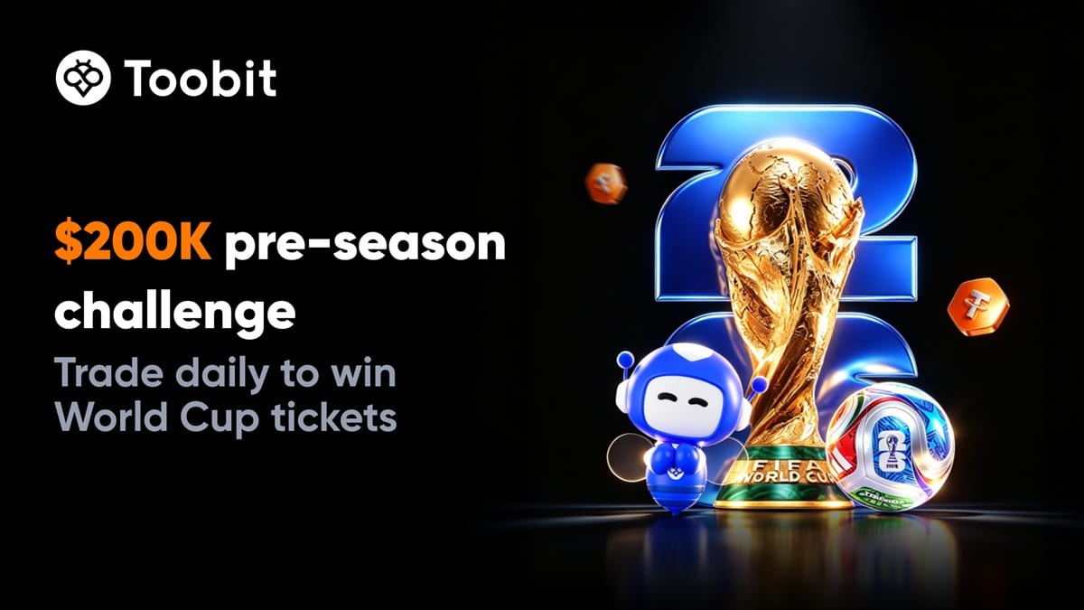 Toobit Opens 0,000 Pre-Season Challenge Ahead of World Cup 2026 Toobit Opens 0,000 Pre-Season Challenge Ahead of World Cup 2026