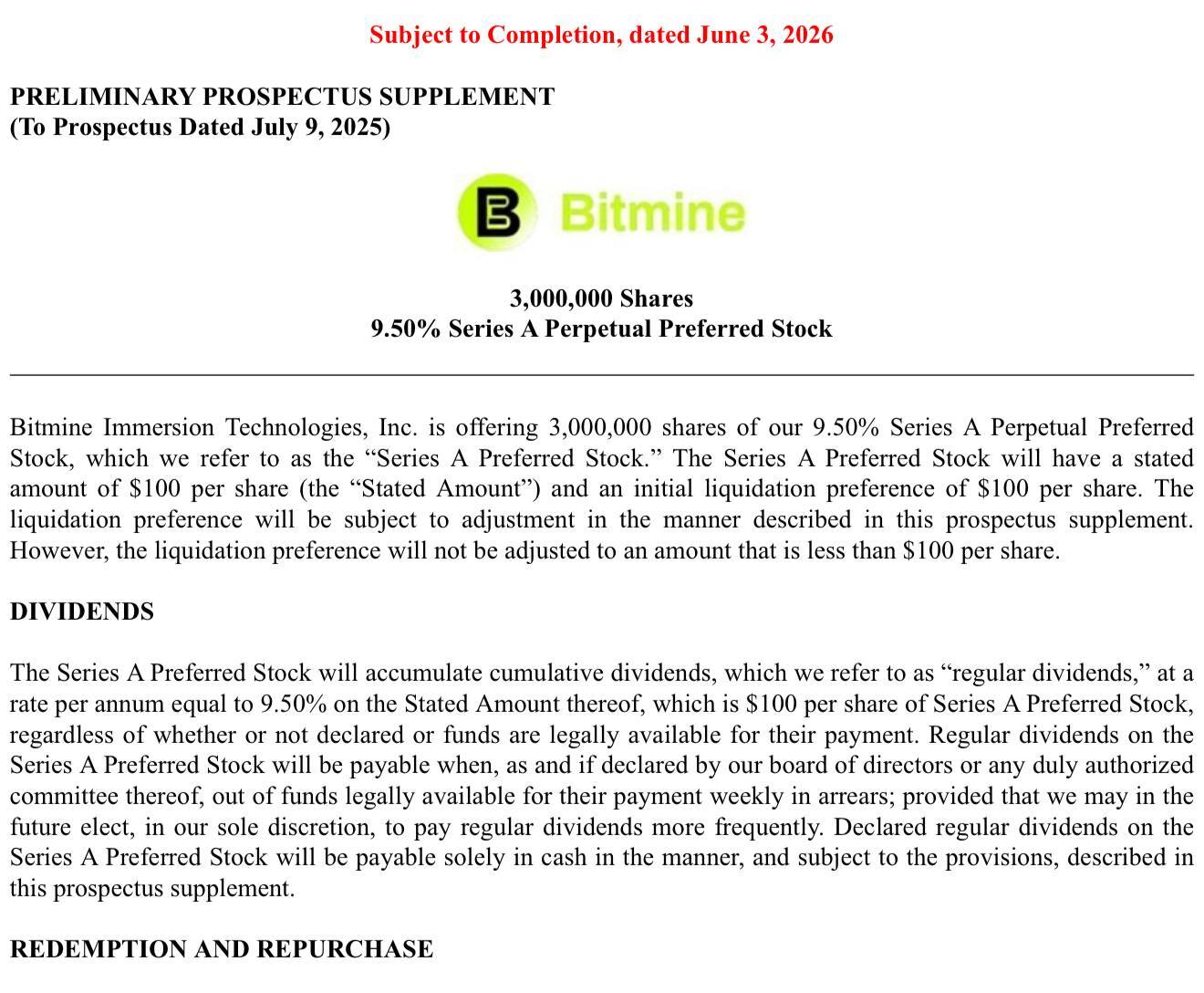 Ethereum News: Bitmine Targets 0 Million in Stock Offering: Is an Ethereum Treasury Strategy Next?